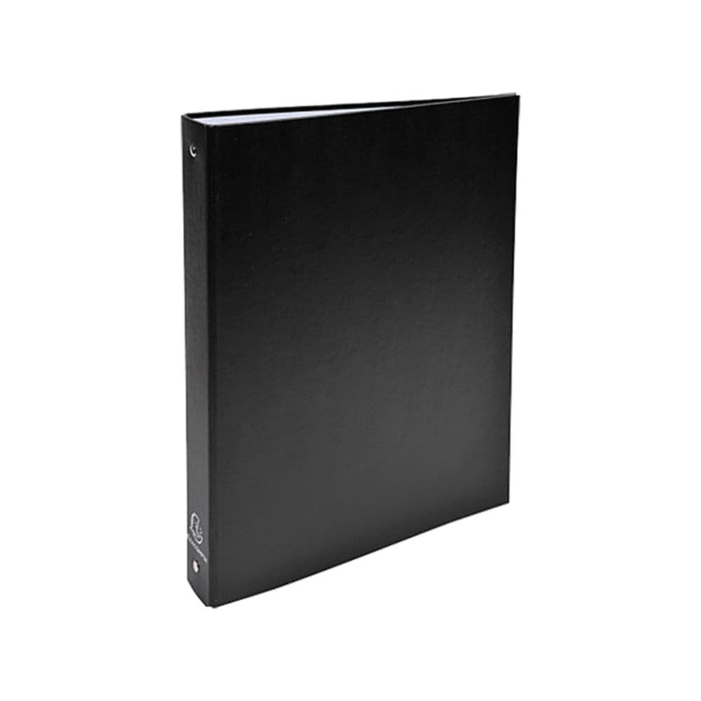 CARPETA DE 4 ANILLAS 30 mm REDONDAS DINA4 FORRADA NEGRA