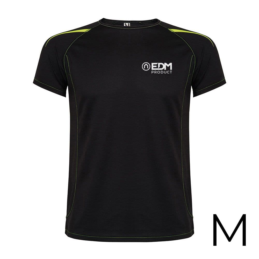 CAMISETA DEPORTIVA NEGRA TALLA-M ROLY