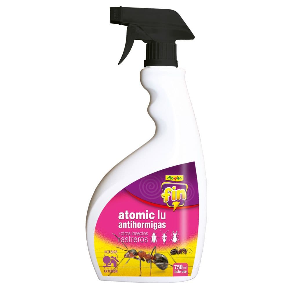 INSECTICIDA PULVERIZADOR ANTIHORMIGAS ATOMIC LU, FIN, 750 ml