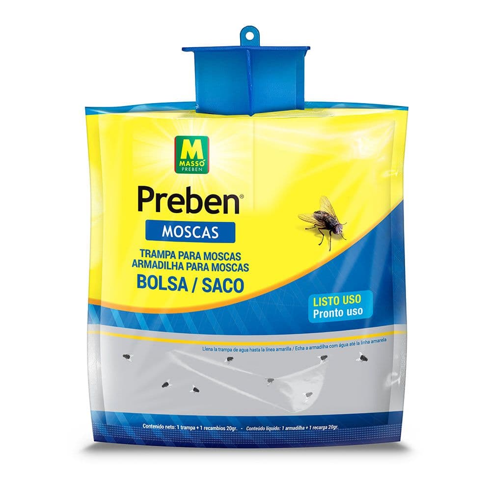 TRAMPA BOLSA DE UN SOLO USO PARA MOSCAS 20 g