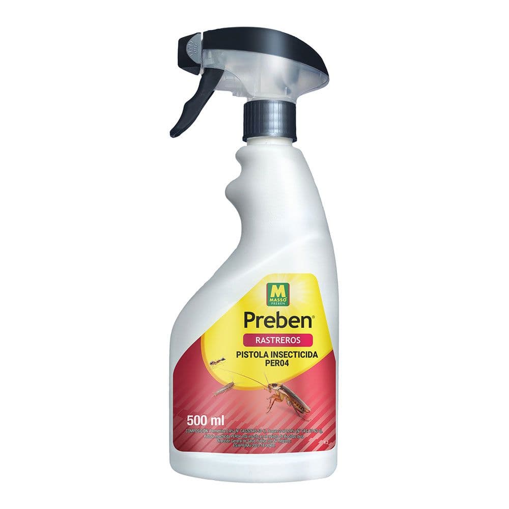 PISTOLA INSECTICIDA RASTREROS, 500 ml