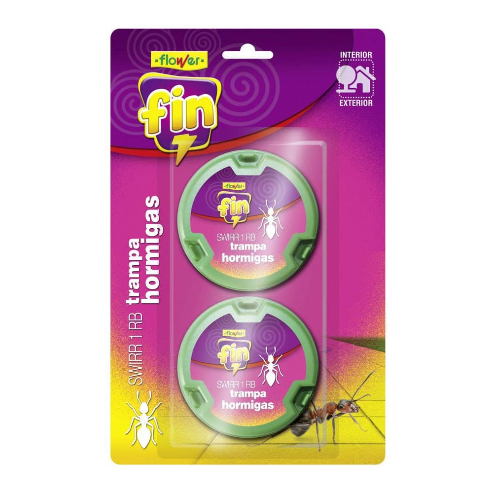 TRAMPA PORTACEBOS ANTIHORMIGAS FIN, BLÍSTER 2 uds x 10 g