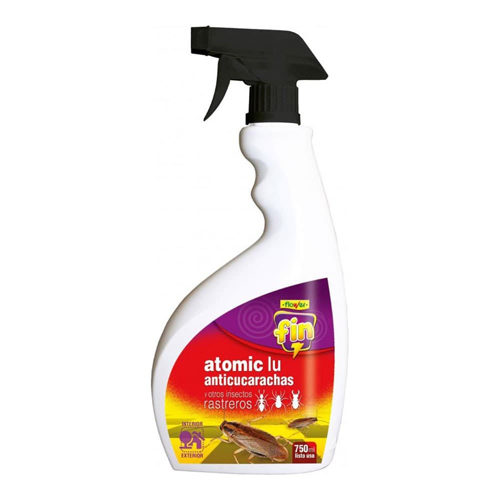 INSECTICIDA PULVERIZADOR ANTICUCARACHAS ATOMIC LU, FIN, 750 ml