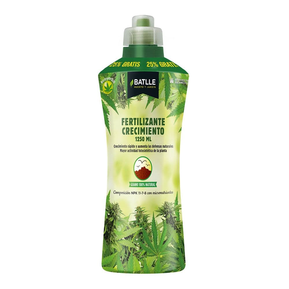 FERTILIZANTE ECOYERBA PARA CRECIMIENTO 1250 ml