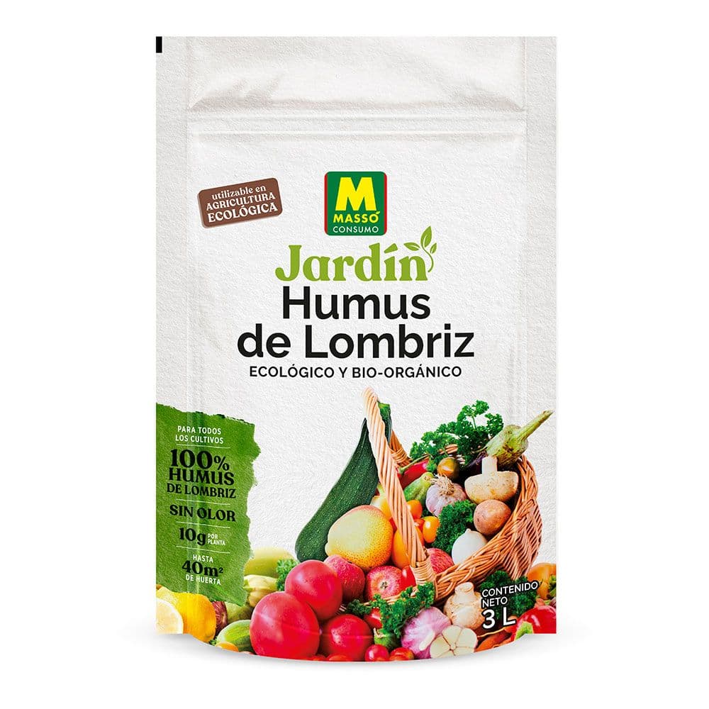 ABONO HUMUS 100% DE LOMBRIZ ECO 3 L