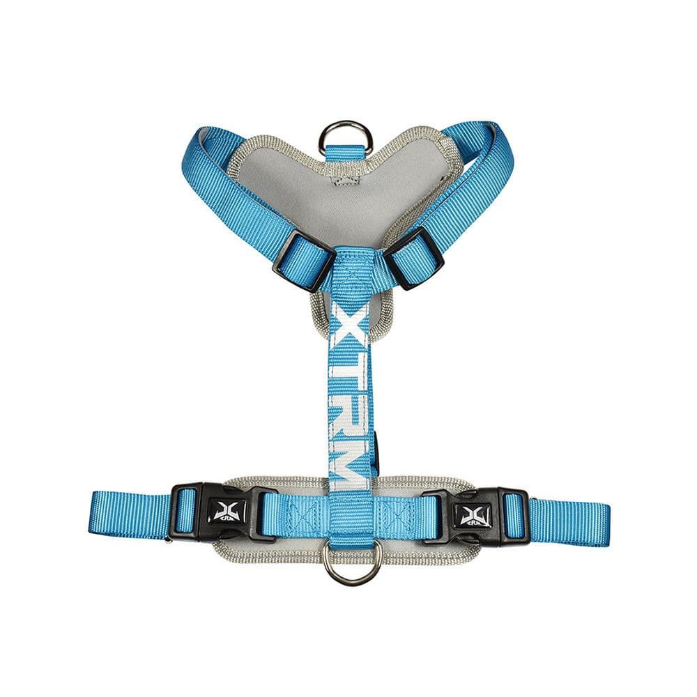 ARNÉS X-TRM CRONOS NEON FLASH AZUL, T-S 15 mm x 35-60 cm