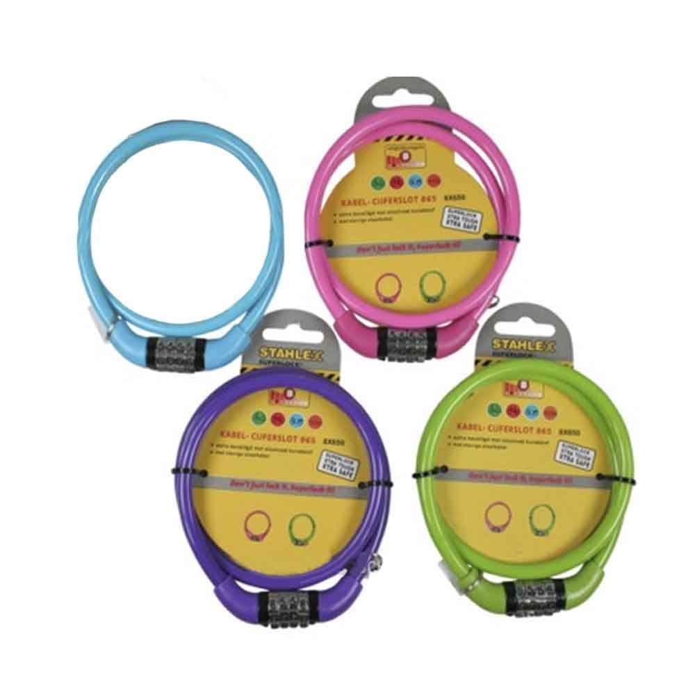 CANDADO ECONOMICO CON COMBINACION COLORES SURTIDOS