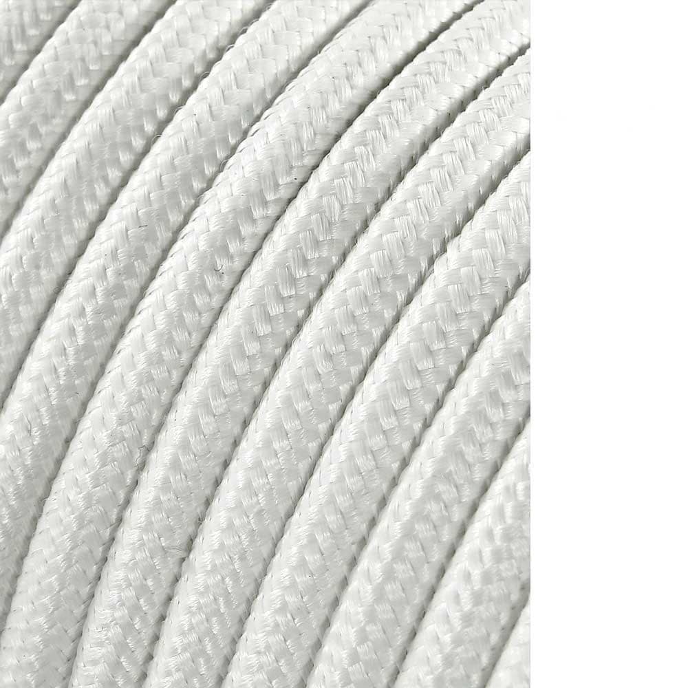 CARRETE CABLE CORDÓN TUBULAR H03VV-F 2 x 0,75 mm² BLANCO, 25 m