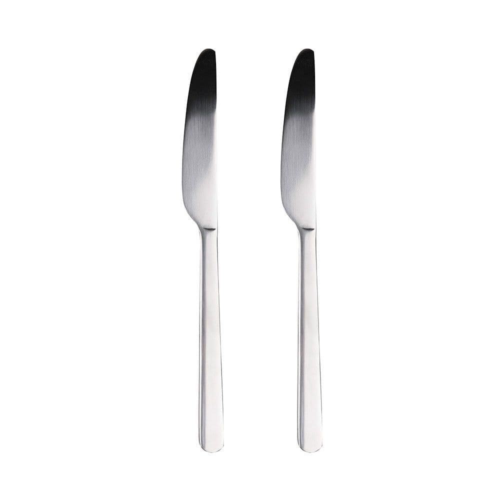 CUCHILLO DE ACERO INOXIDABLE RECICLADO BRILLO EARTH, BLISTER 2 uds