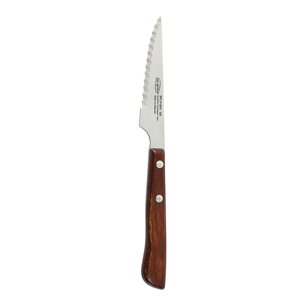 CUCHILLO CHULETERO PAKKA DE ACERO INOXIDABLE 11 cm