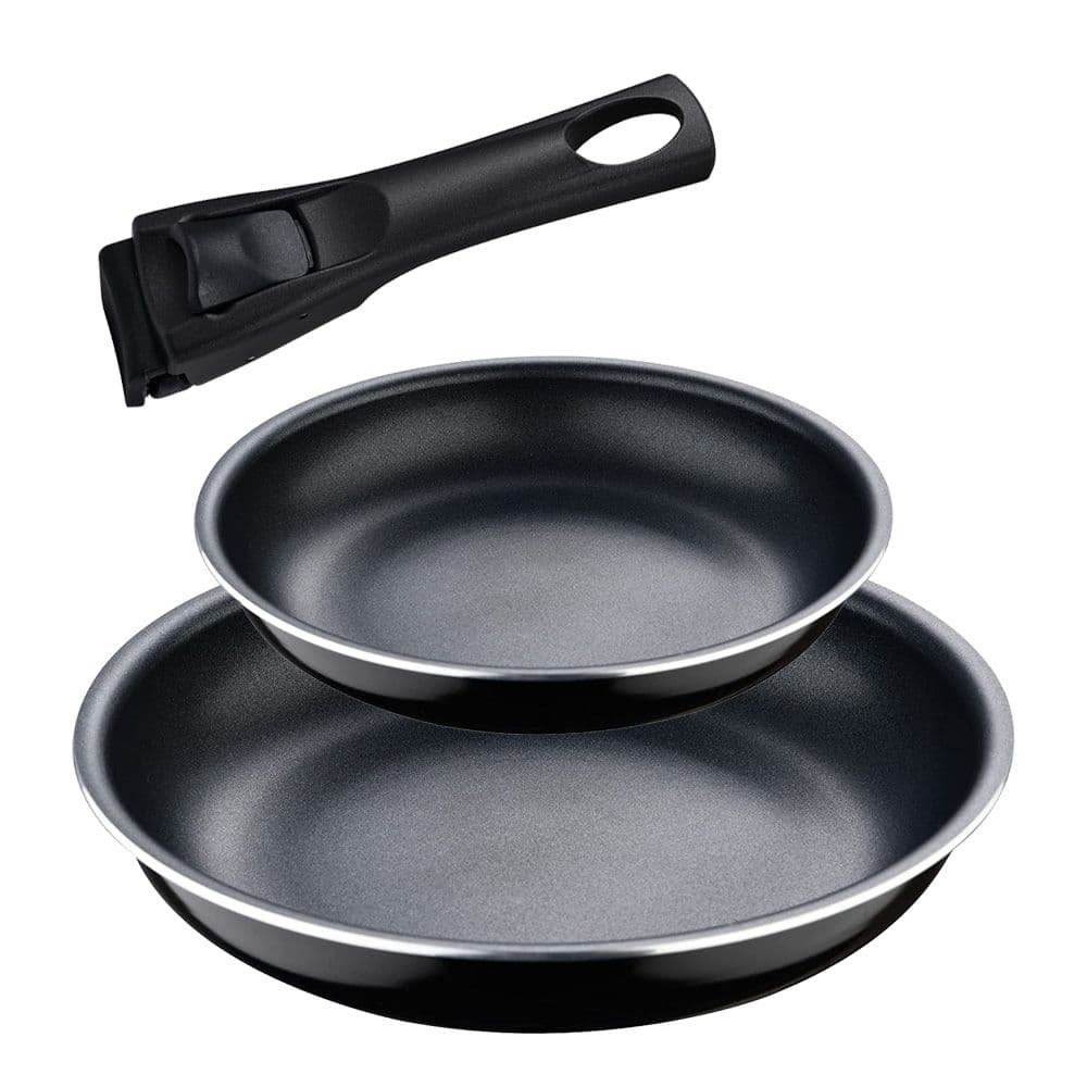 SET 2 SARTENES CLICK & COOK Ø20 / Ø26 cm