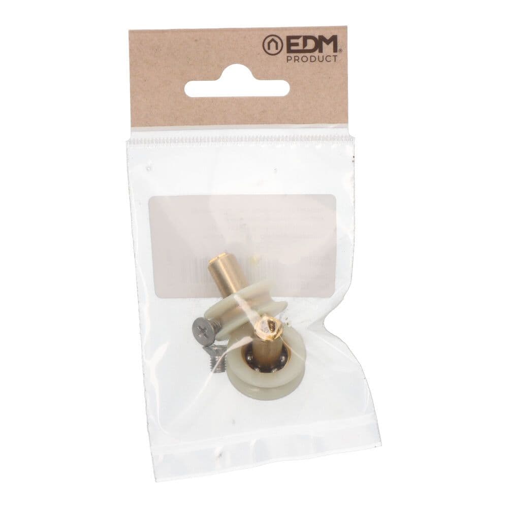 BLISTER CON 2 RODAMIENTOS PARA MAMPARA TUBO RD2 Ø24x9mm BLISTER 91798 EDM