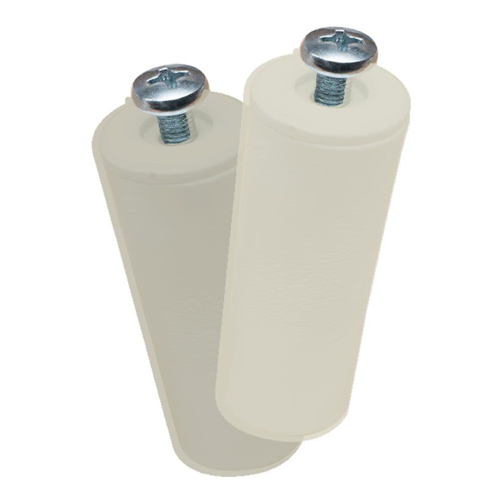 TOPE PERSIANA PR08, MARFIL 60 mm 2 unidades