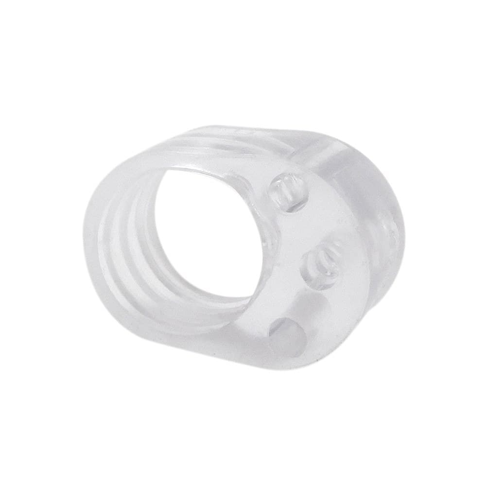 TOPE PUERTA MANILLA AMORTIGUADOR TP16, TRANSPARENTE, 30 x 22 x 13 mm