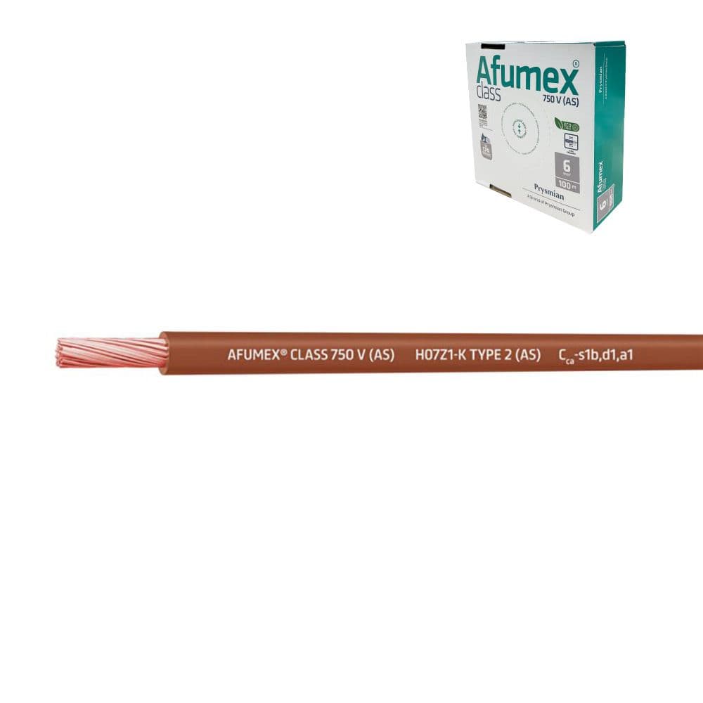 CABLECILLO H07Z1-K(AS) 4,0 mm² MARRON EURO/m