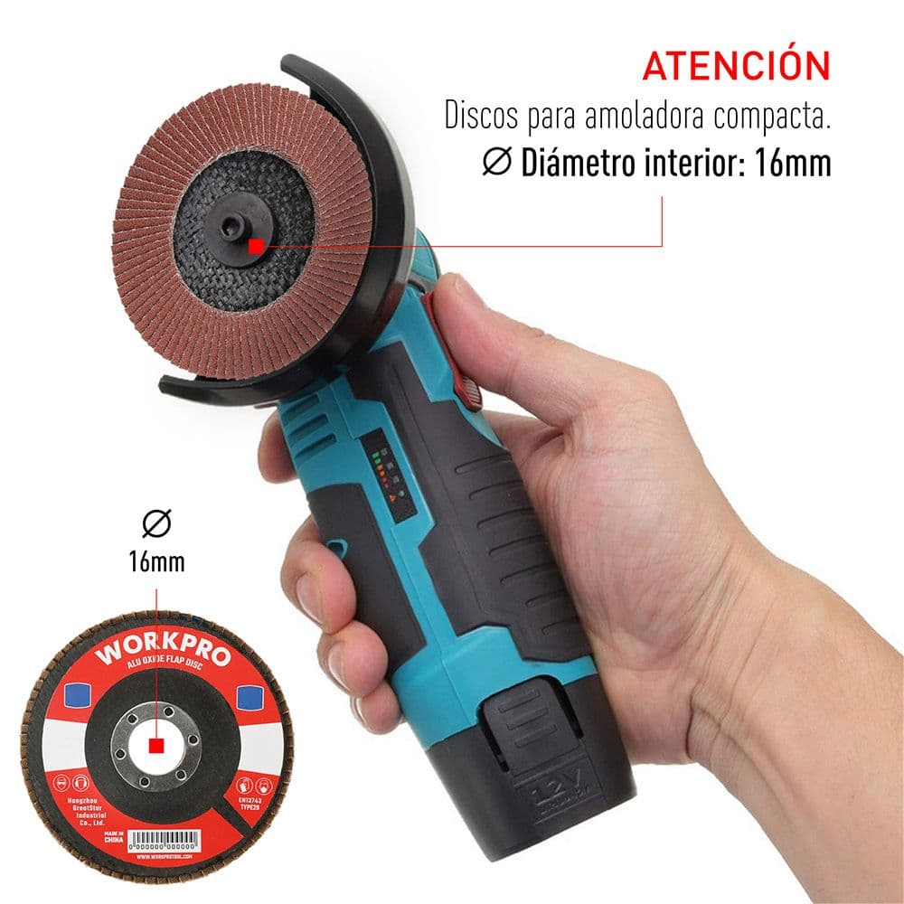 DISCO LÁMINAS PLANO Ø100 x 16 mm 60 g