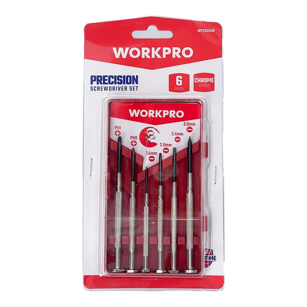 DESTORNILLADORES DE PRECISIÓN, 6 PIEZAS