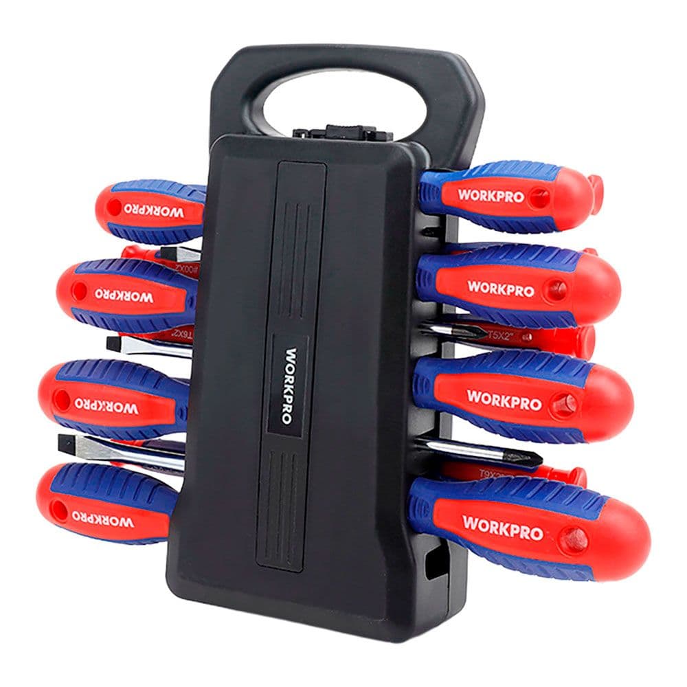 DESTORNILLADORES CON SOPORTE, JUEGO DE 45 PIEZAS