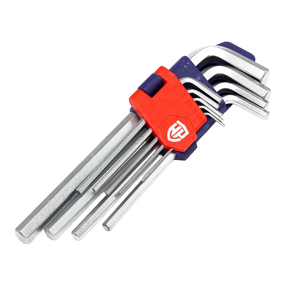 LLAVES ALLEN CR-V, JUEGO 9 PIEZAS, MÉTRICO