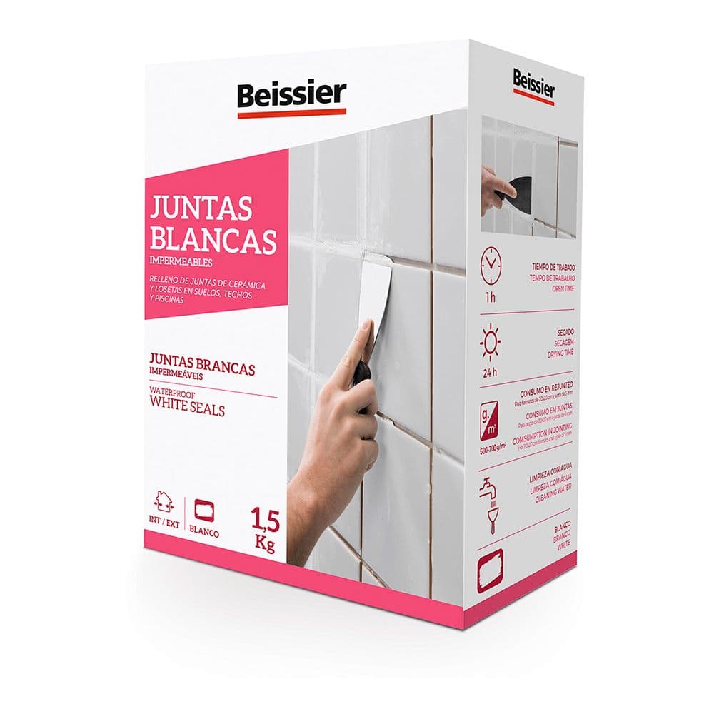 MASILLA PARA JUNTAS BLANCAS IMPERMEABLES 1,5 kg