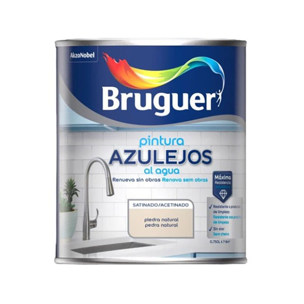 PINTURA AZULEJOS AL AGUA PIEDRA NATURAL SATINADO 750 ml