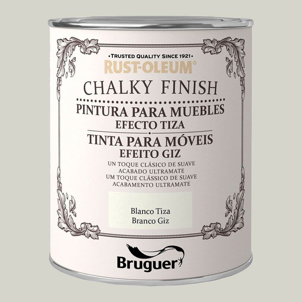 RUST-OLEUM CHALKY FINISH MUEBLES BLANCO TIZA 750 ml