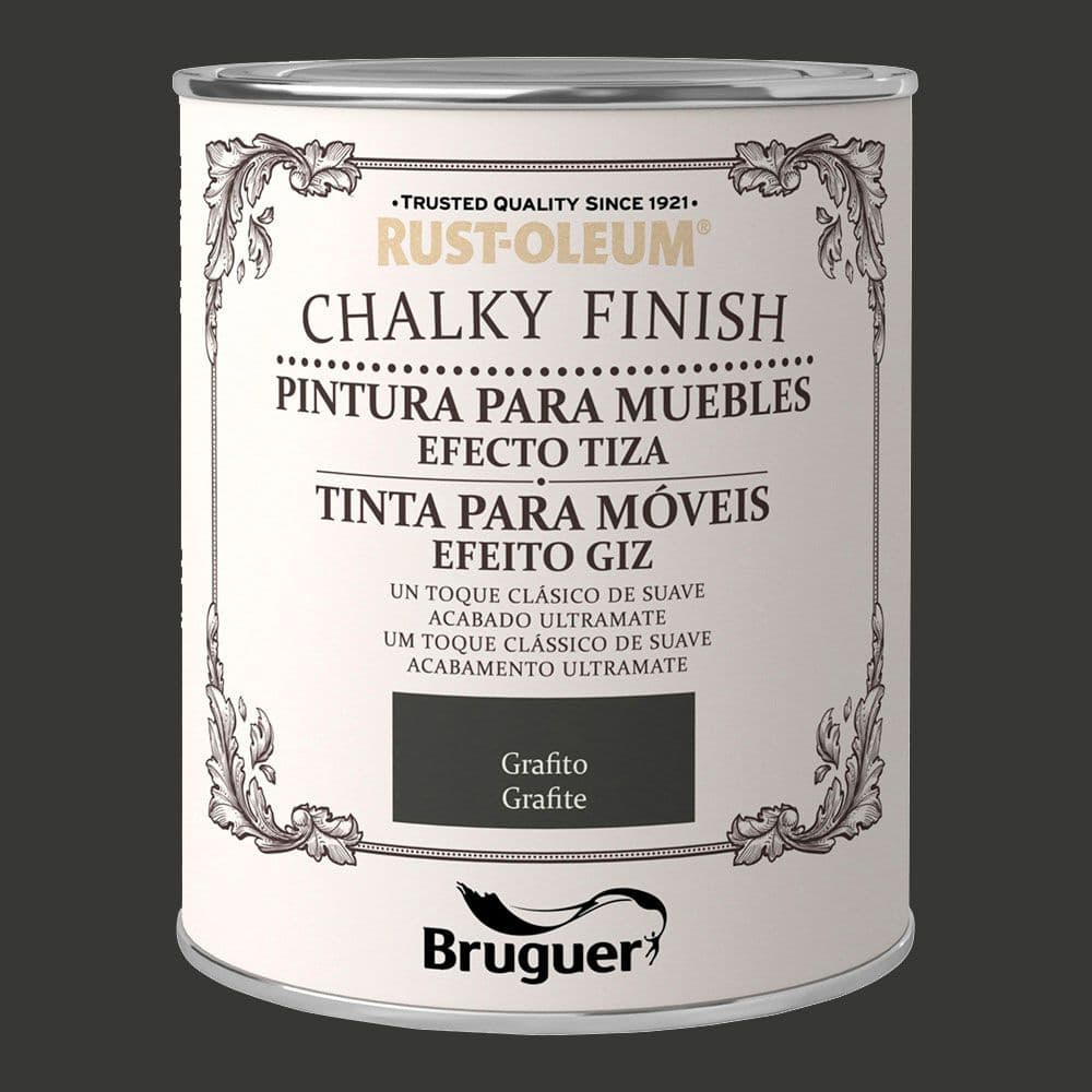 RUST-OLEUM CHALKY FINISH MUEBLES GRAFITO 750 ml