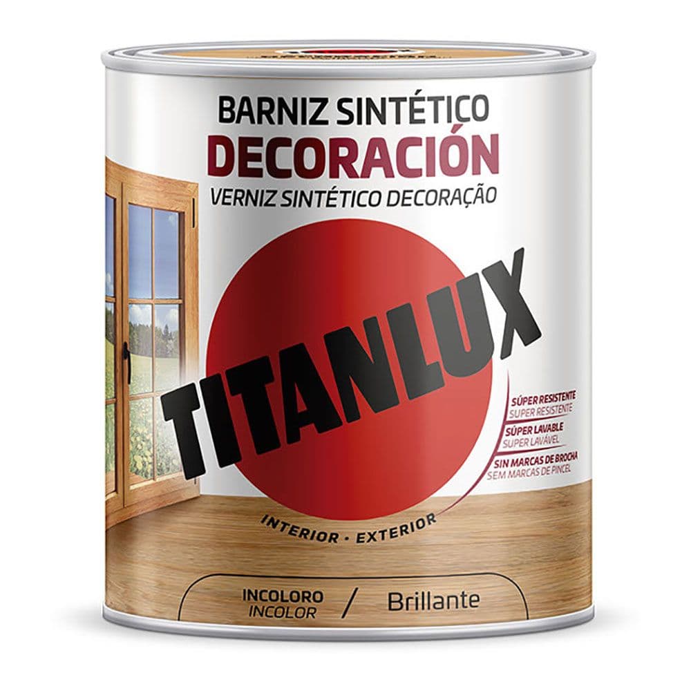 BARNIZ SINTÉTICO DECORACIÓN INCOLORO BRILLANTE 750 ml