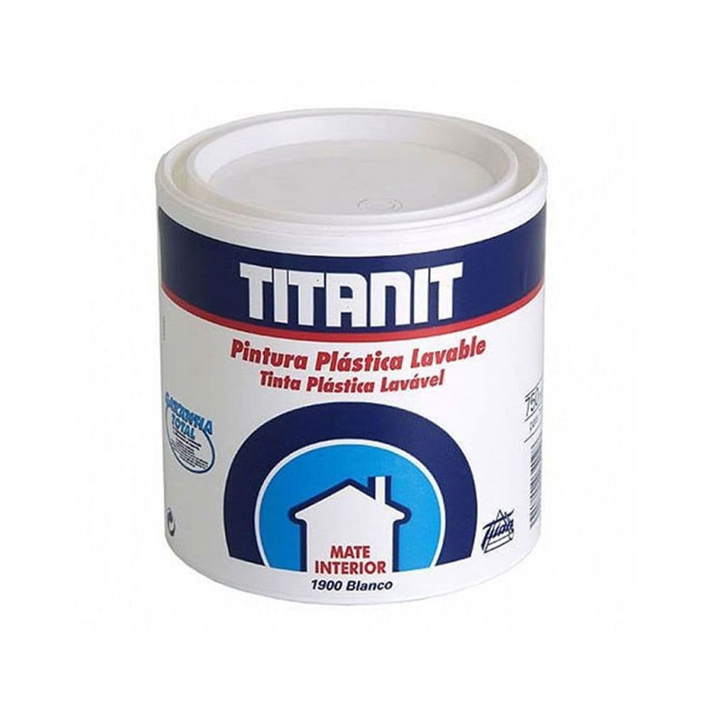 PINTURA PLÁSTICA VINÍLICA INTERIOR LAVABLE BLANCO MATE 750 ml