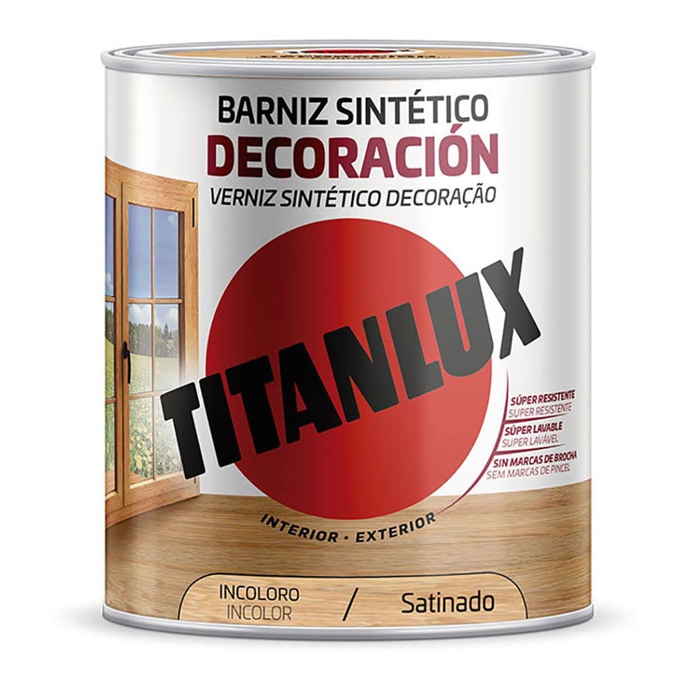 BARNIZ SINTÉTICO DECORACIÓN INCOLORO SATINADO 250 ml