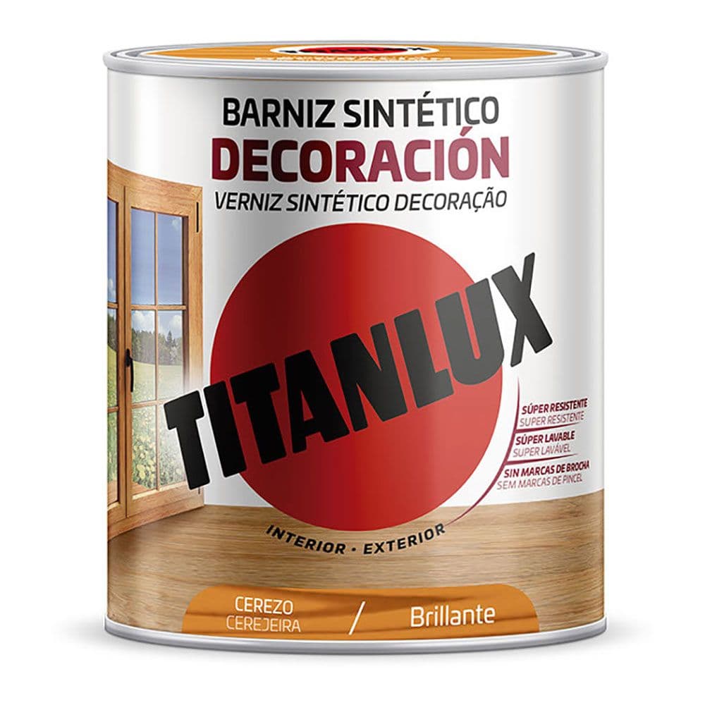 BARNIZ SINTÉTICO DECORACIÓN CEREZO BRILLANTE 750 ml