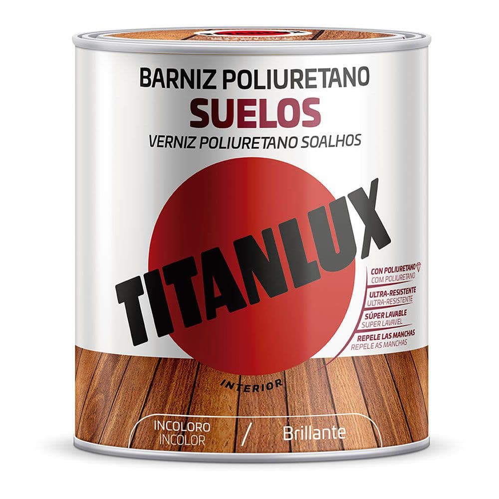 BARNIZ POLIURETANO SUELOS INCOLORO BRILLANTE 750 ml
