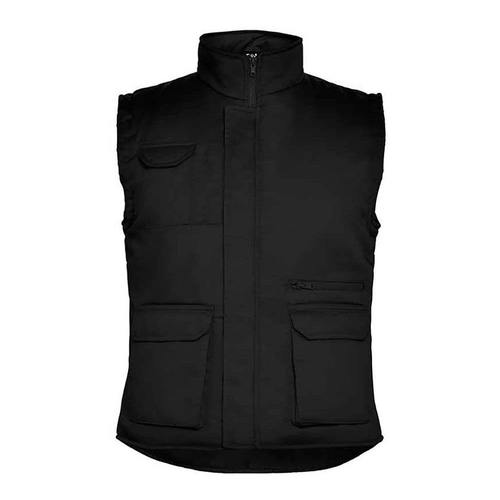 CHALECO LABORAL ALMANZOR NEGRO T-XL