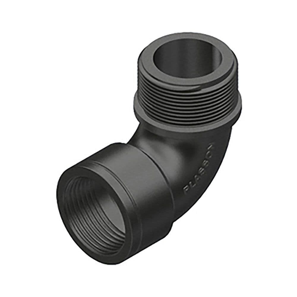 CODO 90° POLIPROPILENO ROSCA MACHO/HEMBRA 1 pulg