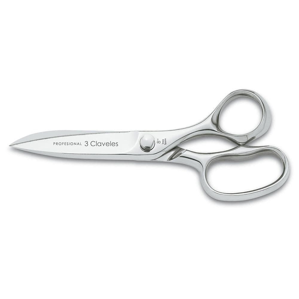 TIJERAS DE COCINA CLÁSICA PROFESIONAL DE ACERO INOXIDABLE, 20 cm