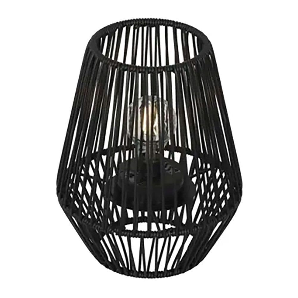 FAROLILLO SOLAR NEGRO, Ø22 x 25 cm