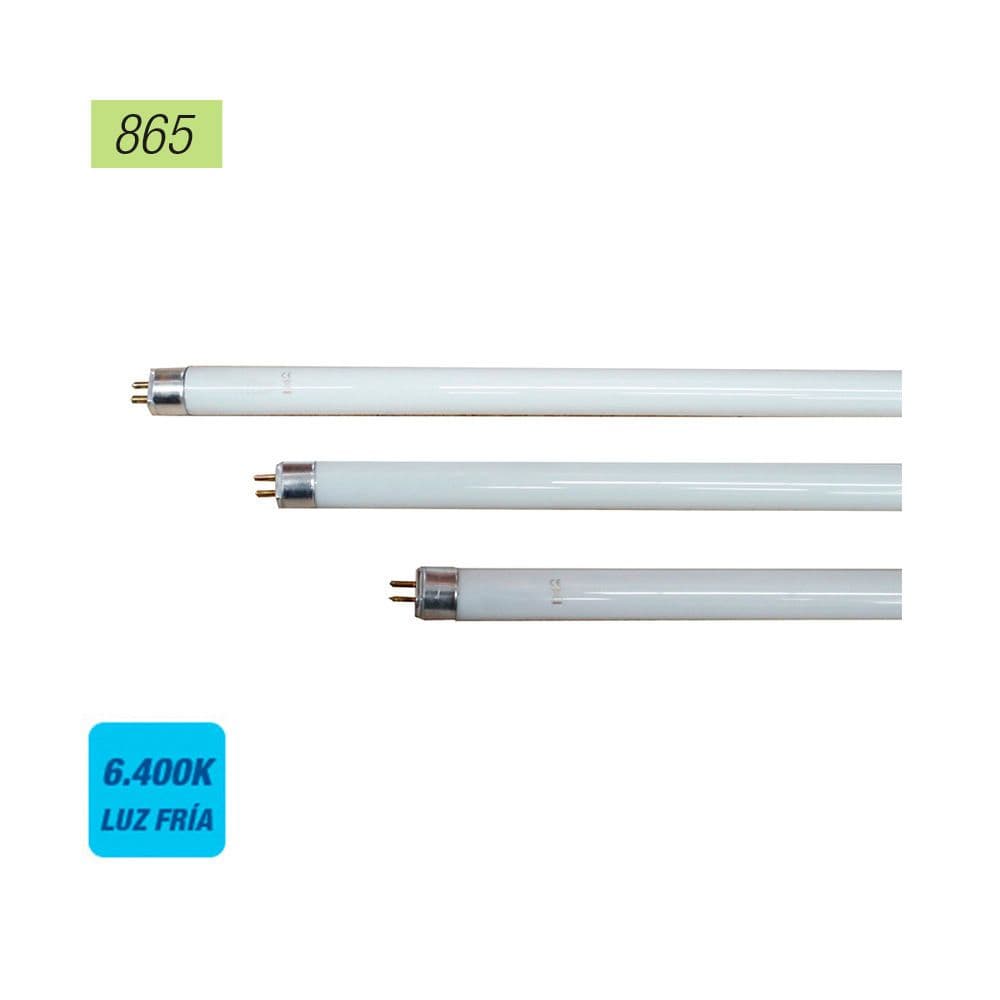 TUBO FLUORESCENTE 13 w 6500 k 1000 lm T5 51,5 cm G5 LUZ FRIA