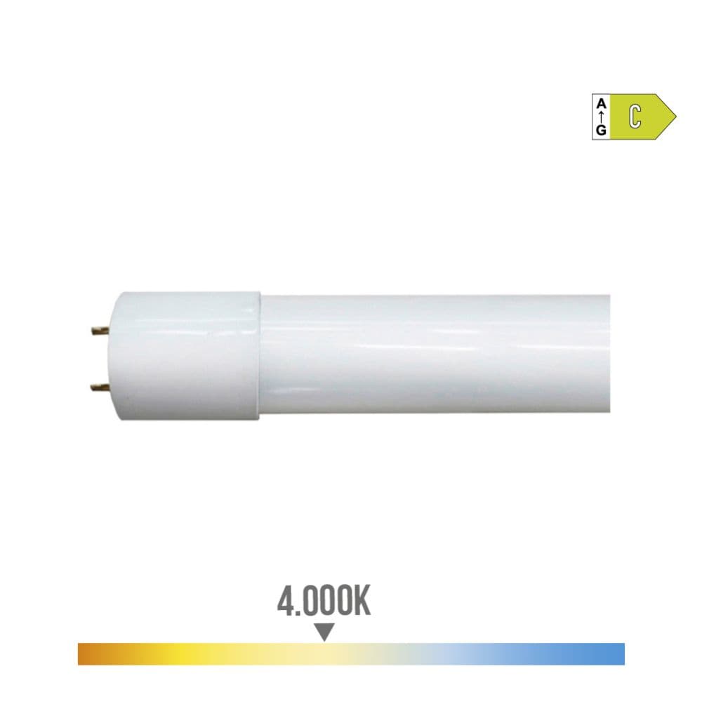 TUBO LED T8 9 W 1.460 lm 4.000 K LUZ DÍA CLASE C (EQ.18W) Ø2,6 x 60 cm