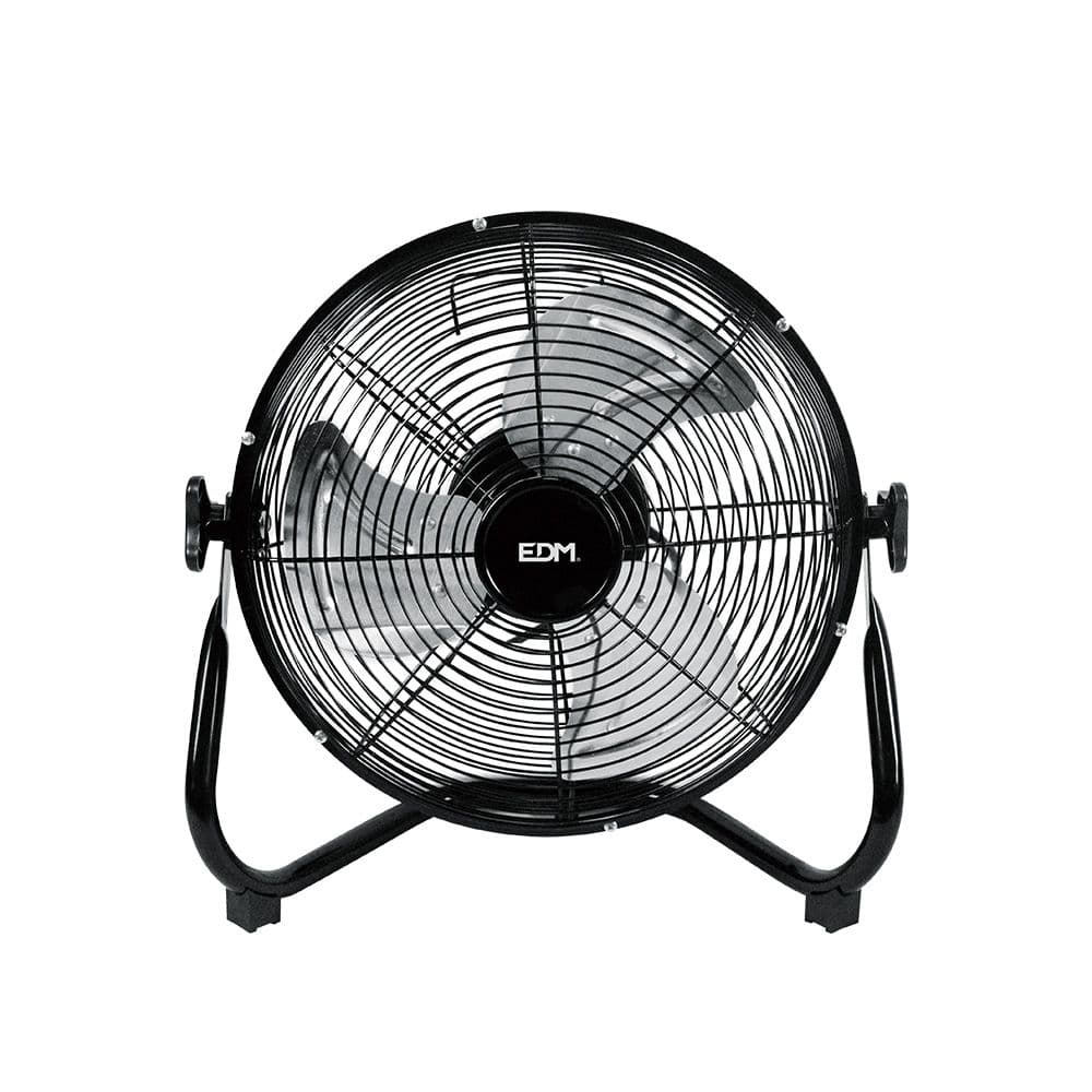 VENTILADOR INDUSTRIAL DE SUELO. COLOR NEGRO 40W - 57,7 dB - ASPAS Ø30 x 41 cm