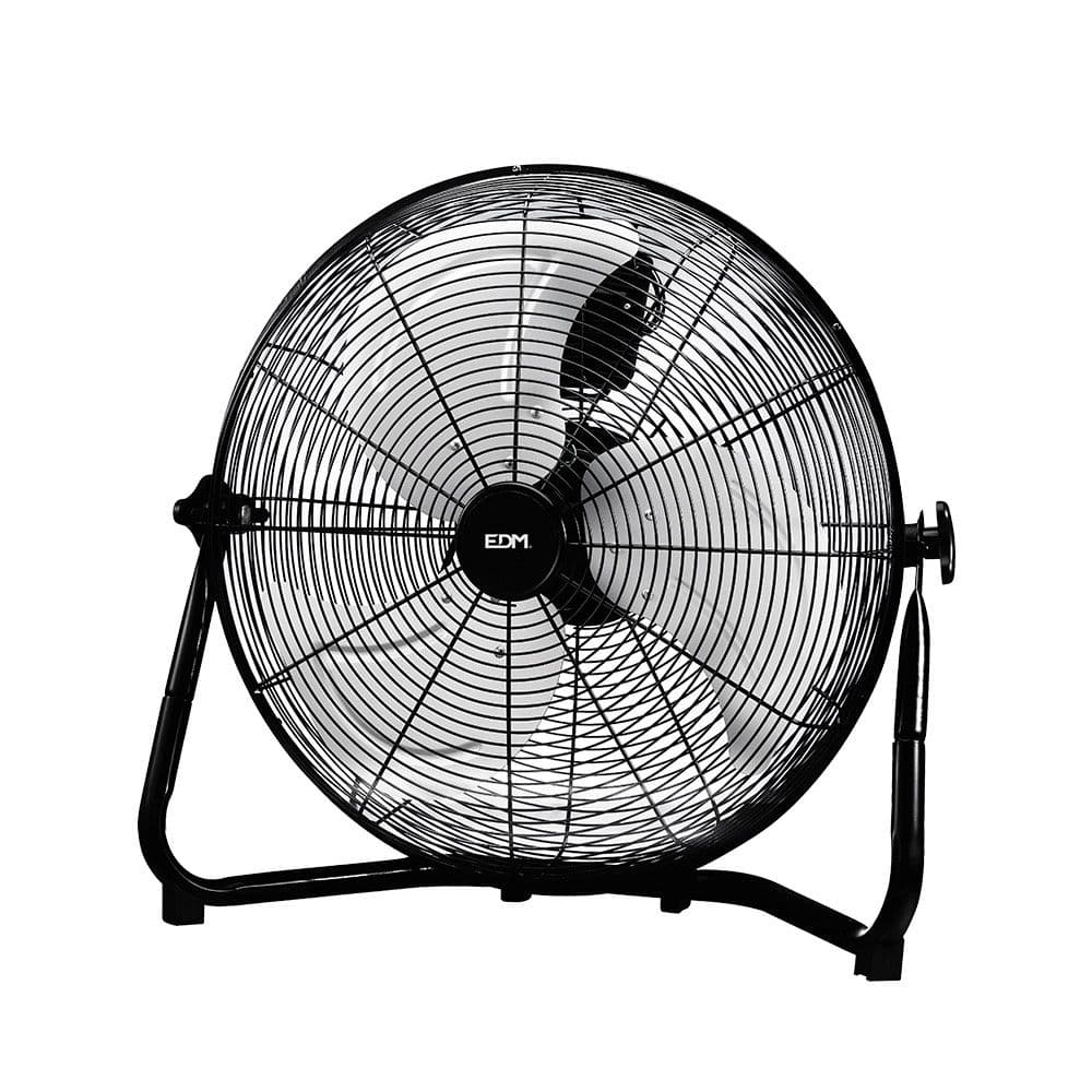 VENTILADOR INDUSTRIAL DE SUELO. COLOR NEGRO 100W - 64,7 dB - ASPAS Ø45 x 54 cm