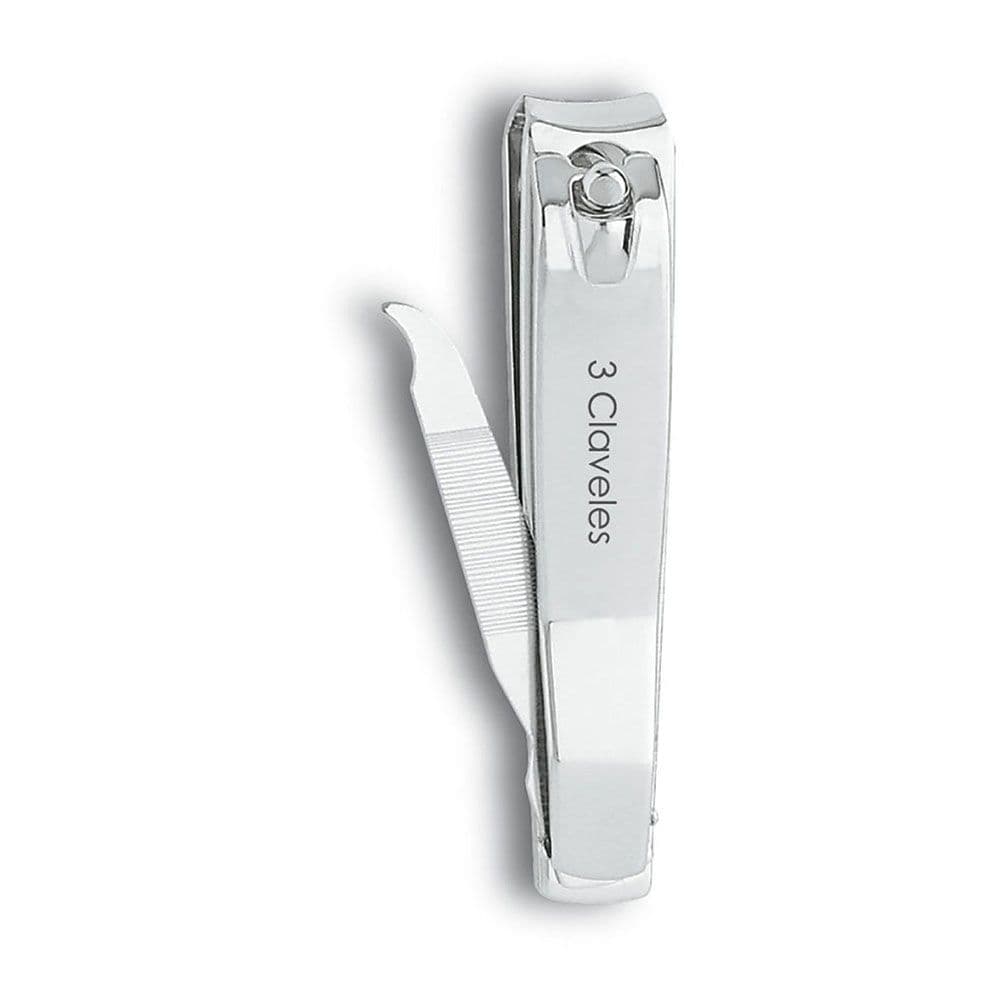 CORTAUÑAS CON LIMA CROMADO 8 cm