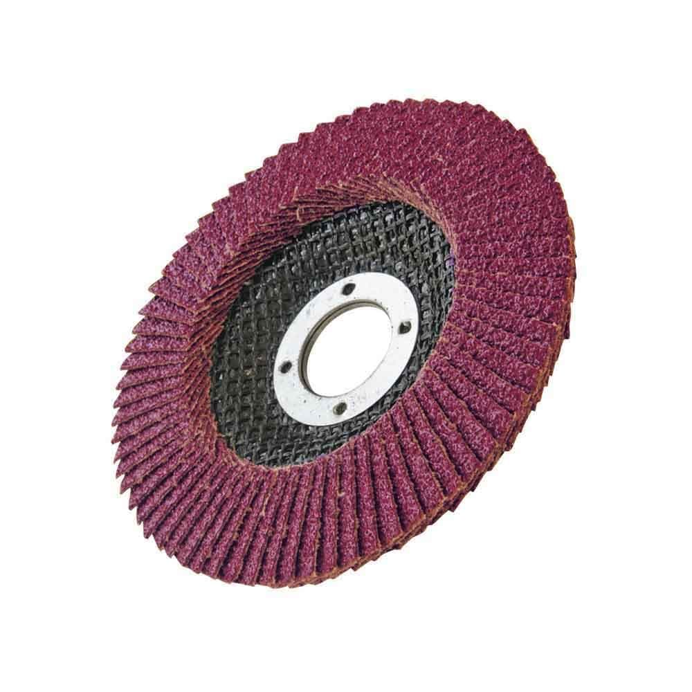 DISCO FLAP OXIDO ALUMINIO 115 mm GRANO 40