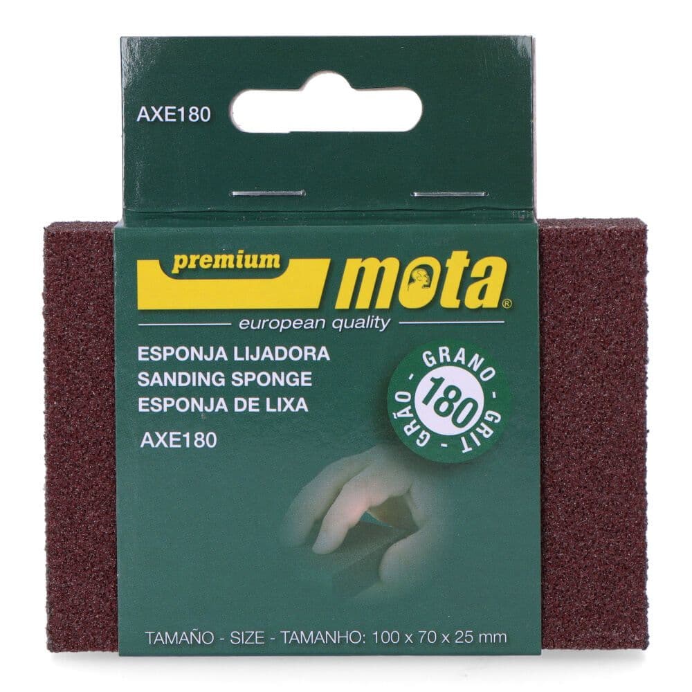 ESPONJA LIJADORA DE ALUMINIO GRANO 180