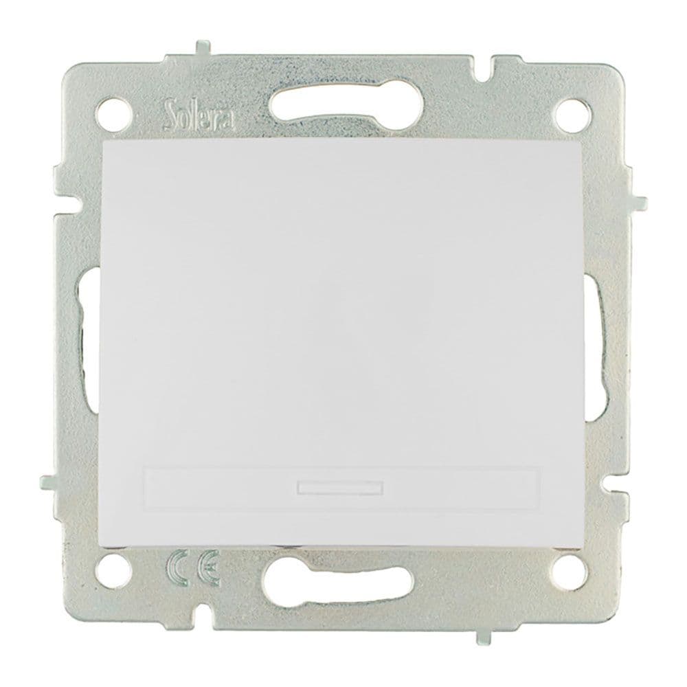 CONMUTADOR/INTERRUPTOR 10AX 250V 83x81mm SERIE EUROPA SOLERA ERP02QC