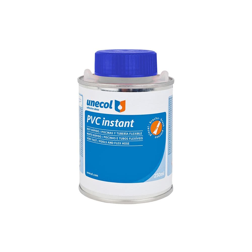 ADHESIVO PVC INSTANT BOTE CON PINCEL 250 ml