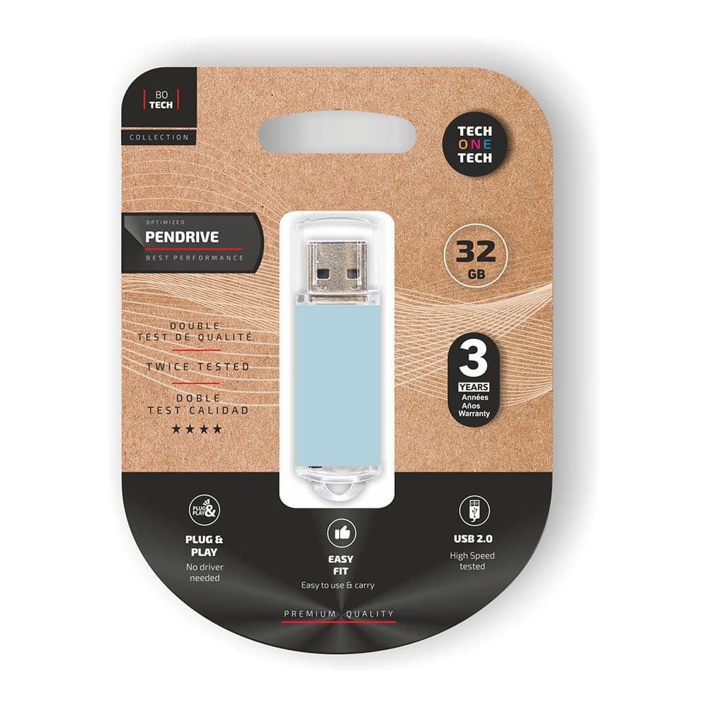 MEMORIA USB BASIC BLUE SKY PENDRIVE 32 GB