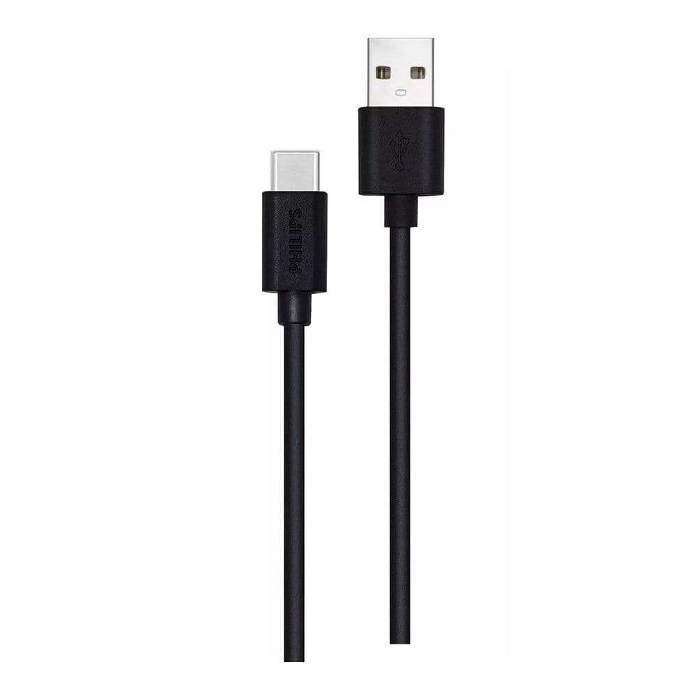 CABLE USB-A A USB-C 1,2 m NEGRO
