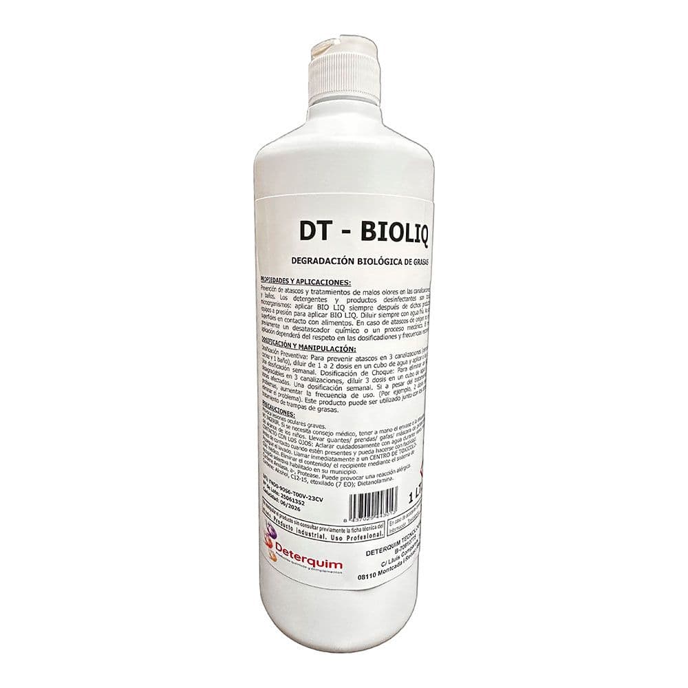DT BIO LIQ, 1 l - DEGRADACION BIOLÓGICA DE GRASAS