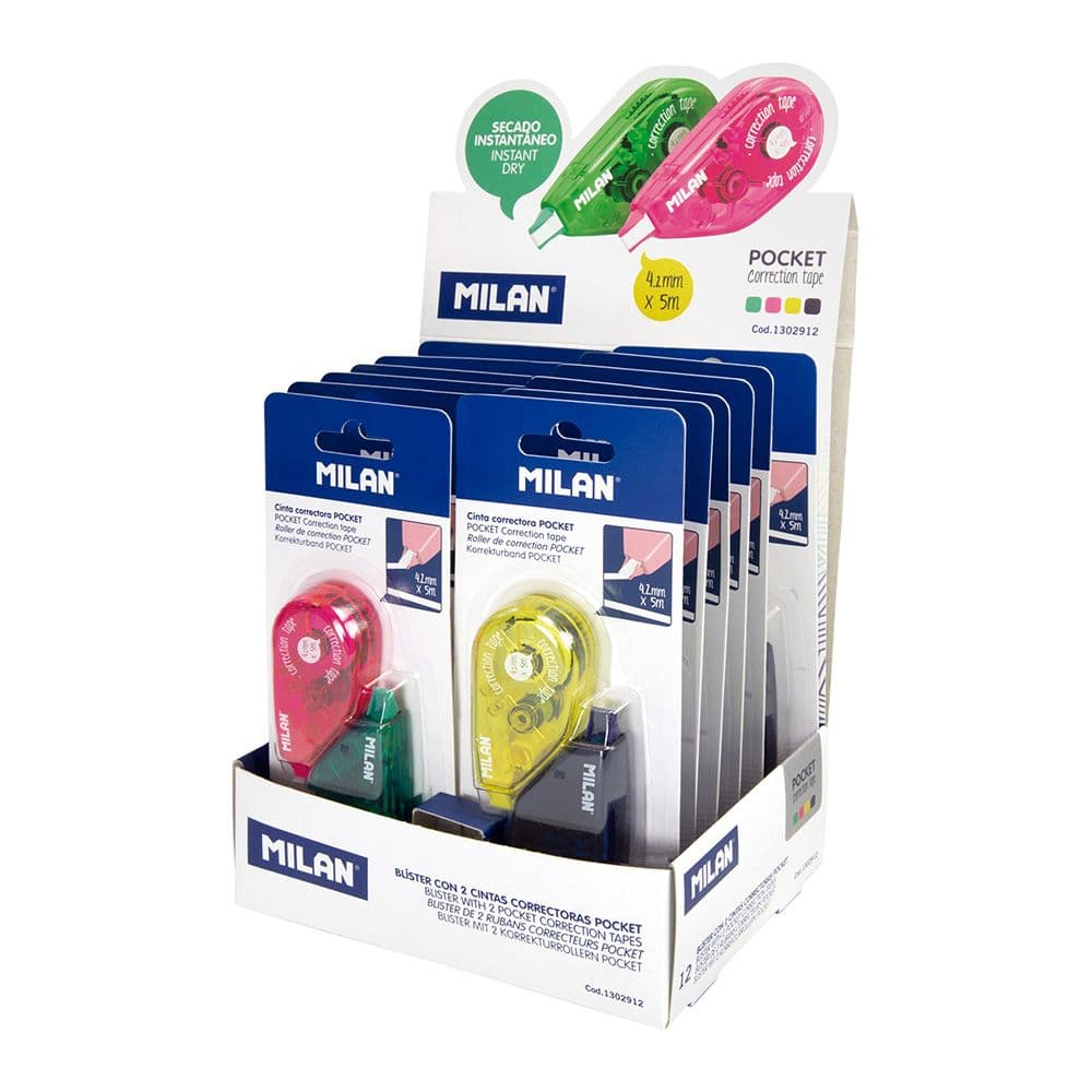 CINTA CORRECTORA 4,2 mm x 5 m COLORESSURTIDOS