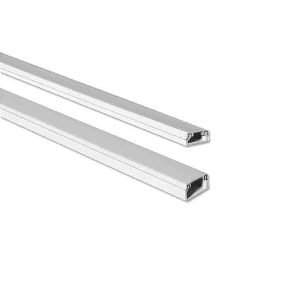 MINI CANAL ADHESIVA BLANCA 2 m 16 x 25 mm (PRECIO POR METRO)